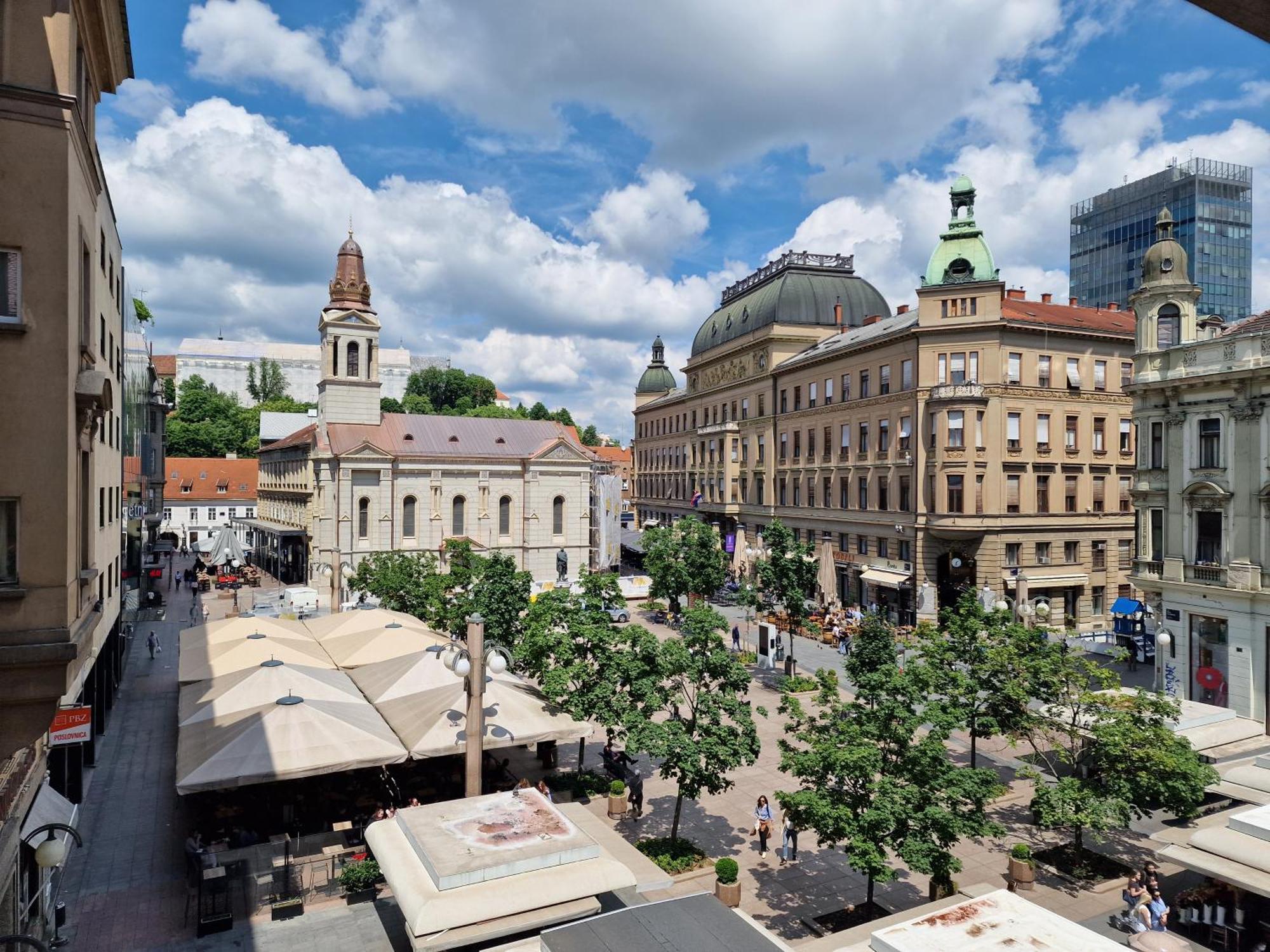 Apartment Exclusive View Cvjetni Trg Zagreb Ngoại thất bức ảnh